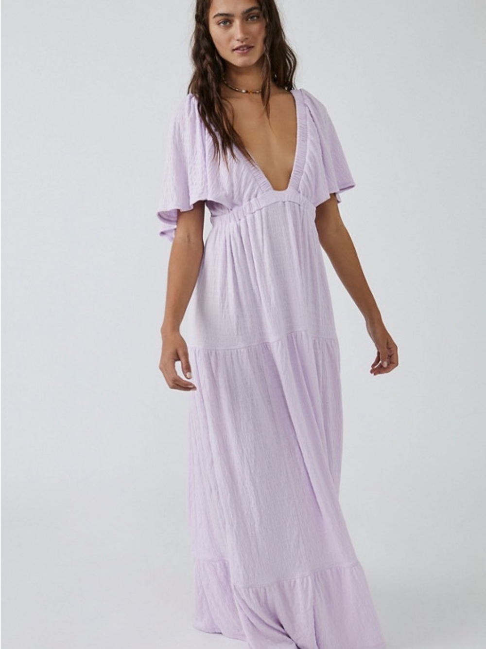 Free People La La Maxi Dress (Lavender)